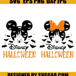 Disney Bat SVG Bundle, Magical Kingdom SVG, Halloween SVG