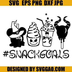 Snackgoals SVG, Drink And Food Halloween SVG, Trick Or Treat SVG
