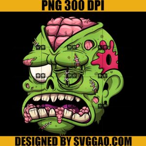 Wounded Zombie Head PNG, Zombie PNG
