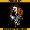 Michael Myers PNG, Vintage Halftone Style PNG