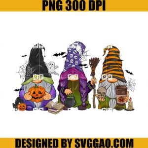Halloween Gnomes PNG, Gnomes Pumpkin PNG, Witch Gnomes PNG