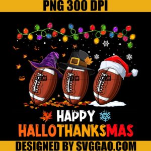 Football Costume Halloween PNG, Thanksgiving Christmas Happy Hallothanksmas PNG