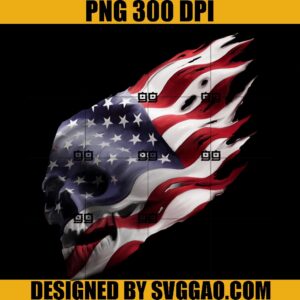 American Skull Flag PNG, Skull Halloween PNG, Skull Flag PNG