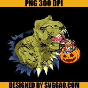 Amazing Dinosaur Pumpkin PNG, Halloween Custome PNG