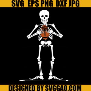 Football Skeleton SVG, Sports Skeleton SVG, Halloween Skeleton SVG