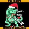 T-Rex Ringke Rekks Raawe PNG, Santa T-rex PNG