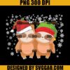 Slothie Christmas Sloth Lovers PNG, Christmas Slothmas Joke PNG