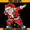 Santa Divving PNG, Dabbing Santa PNG, Xmas PNG
