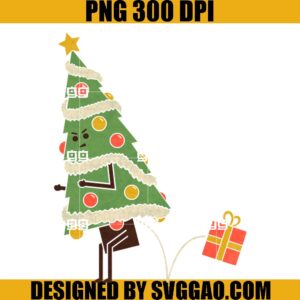 Here's Your Present PNG, Christmas Tree PNG, Tree Gift PNG