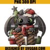 Dragon Gift Cute Funny Christmas PNG, Christmas Dragon PNG