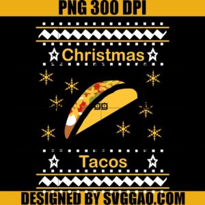 Christmas Tacos PNG, Merry Christmas PNG