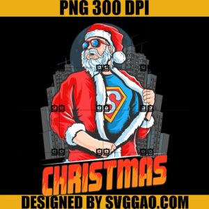 Christmas Super Santa PNG, Santa Super PNG