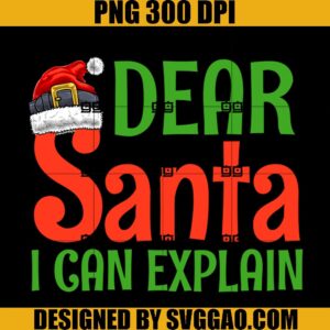 Christmas Dear Santa PNG, Xmas PNG, Noel PNG