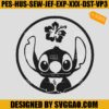 Stitch Portrait Embroidery Design, Stitch Cute Embroidery Machine File