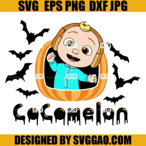 Cocomelon Halloween SVG, Cocomelon Cute SVG, Cartoon Halloween SVG