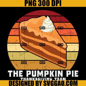 The Pumpkin Pie PNG, Thanksgiving Team PNG
