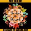 Thanksgiving Wreath PNG. Thankful And Blessed PNG