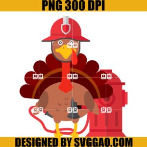 Thanksgiving Firefighter Turkey PNG, Turkey Firefighter PNG