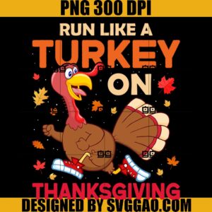 Run Like A Turkey On Thanksgiving PNG, Turkey Run PNG
