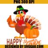 Happy ThanksGiving PNG, Turkey Pumpkin PNG