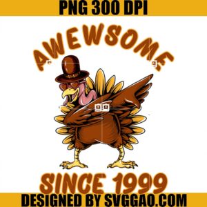 Awesome Since 1999 PNG, 23th Birthday PNG Dabing Thanksgiving PNG