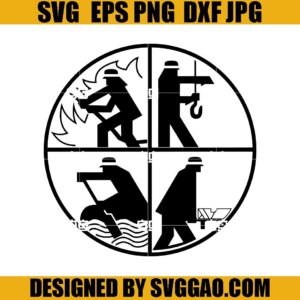 Fire Department SVG, Firefighter Rescue SVG, Fire SVG