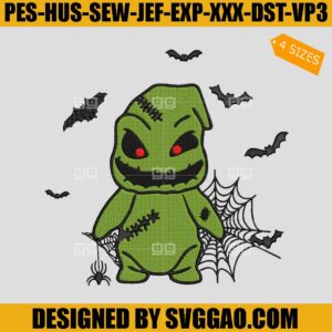 Boogie Spider Embroidery Design, Spooky Vibes Embroidery File