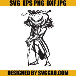 Spooky Horror Evil Ghost Monster SVG, Halloween Pumpkin SVG