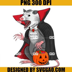 Possum Dracula PNG, Possum Halloween PNG