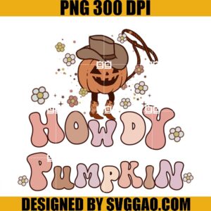 Howdy Pumpkin PNG, Cowboy Pumpkin PNG