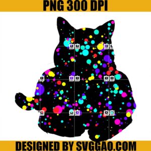 Colorful Cat Happy International Dot Day PNG, Kids Dot Day PNG