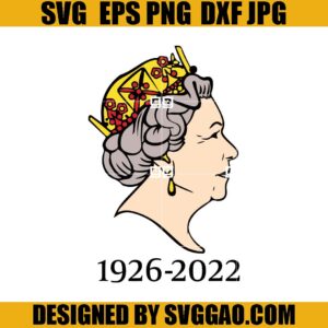 RIP Queen Elizabeth SVG, Rest In Peace Elizabeth SVG, Rip Queen SVG