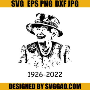 Queen Death SVG, Rip Queen SVG, Remembrance Gift SVG
