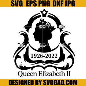 Rip Queen SVG, Majesty Queen Elizabeth SVG, 70 Platinum Jubilee SVG