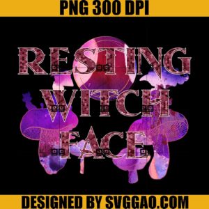 Witchy Puns PNG, Resting Witch Face PNG