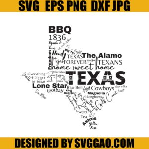 Texas SVG, Texas Home SVG, Home Sweet Home SVG