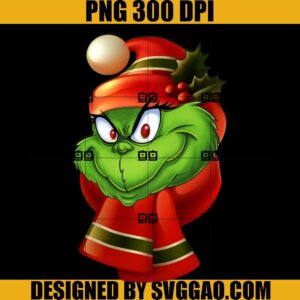 Grinchmas PNG, Grinch Christmas PNG, Santa Grinch PNG