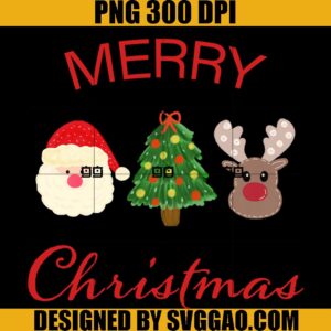 Cute Santa Claus PNG, Merry Christmas PNG, Deer Christmas PNG