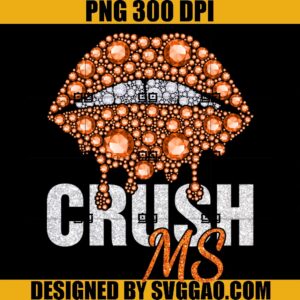 Crush MS SVG, Crush Breast Cancer SVG, Breast Cancer Paint SVG