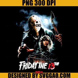 Friday the 13th PNG, Part 3 Version 3 Retro PNG