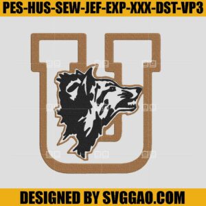Uvalde High School Embroidery Design, Logo Uvalde Texas Embroidery, Uvalde Texas Embroidery Machine File