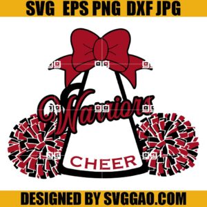 Warriors Cheer SVG, Mom Cheer SVG