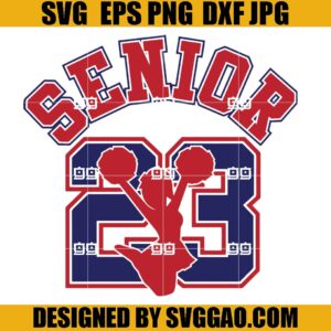 Air Senior 23 Cheerleader SVG, Air Senior 23 SVG, Senior 2023 SVG