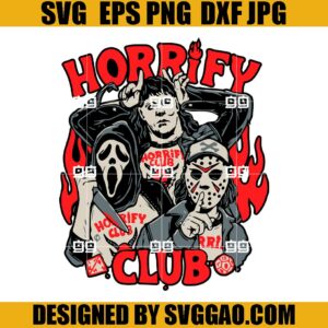 Horrify Club SVG, Horrify Club Halloween SVG, Stranger Things SVG