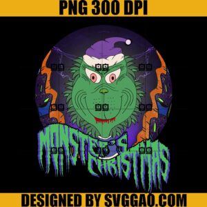 Monster's Christmas PNG, Merry Christmas PNG