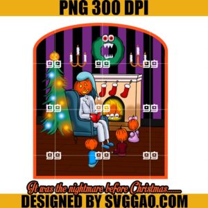 It Was The Nightmare Before Chritstmas PNG, Christmas Halloween PNG