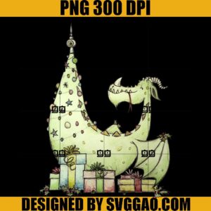 Christmas Tree Dragon PNG, Santa Dragon PNG