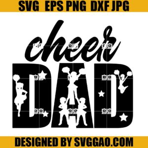 Cheer Dad SVG, Father Day SVG, Sport Dad SVG