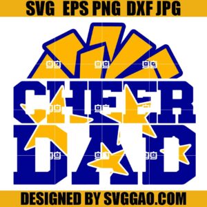 4th OF July SVG, Cheer Dad SVG, Father Day SVG