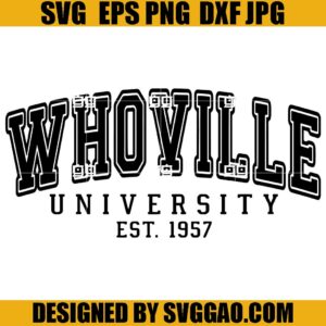 Whoville University SVG, The Grinch SVG, Xmas SVG
